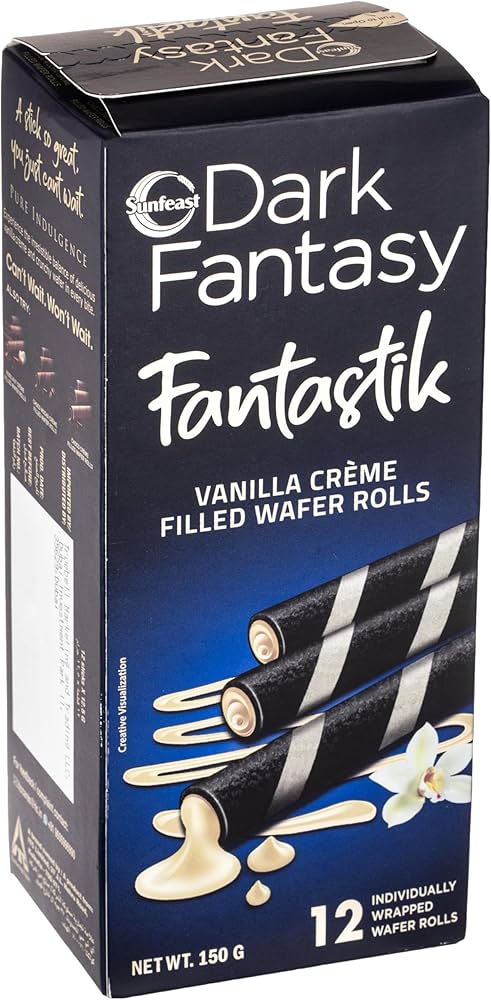 SF DF Fantastik Vanilla Creme Wafer Rolls 150 g