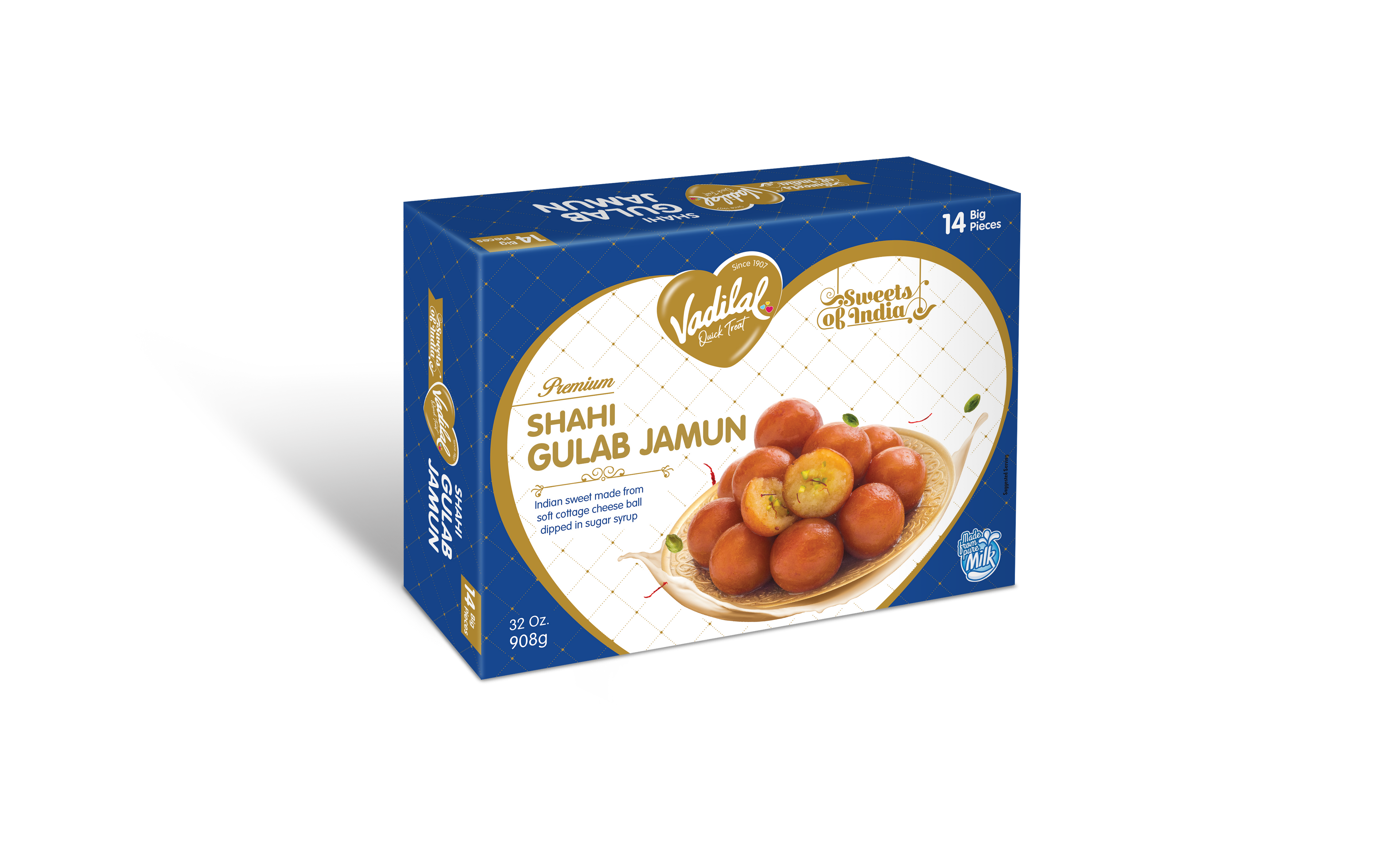 Vadilal Shahi Gulabjamun 908 g