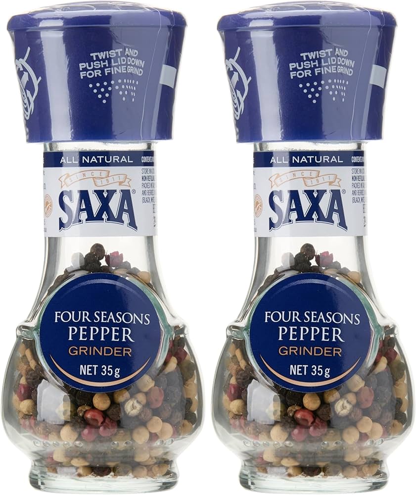Saxa Grinder Four Seasons Pepper 35 g