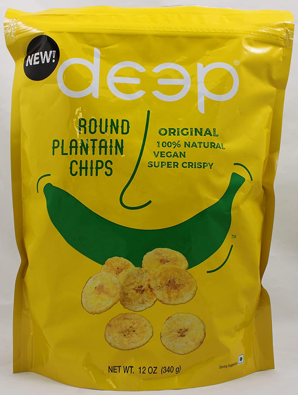 Deep Round Plaintain Original Banana Chips 340 g