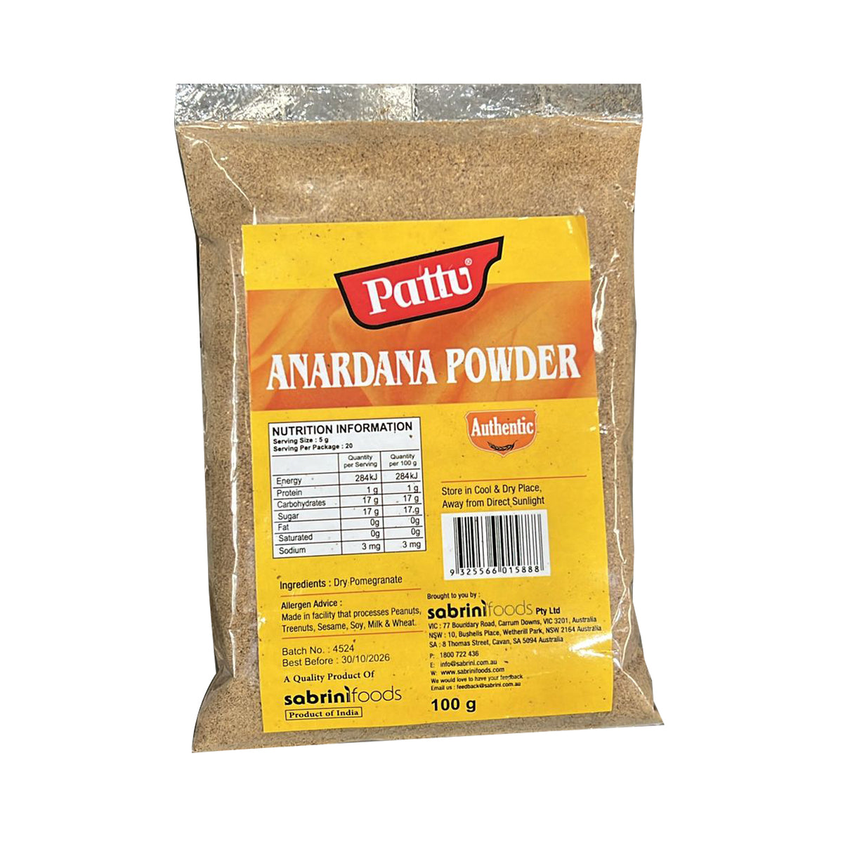 Pattu Anardana Pow 100 g