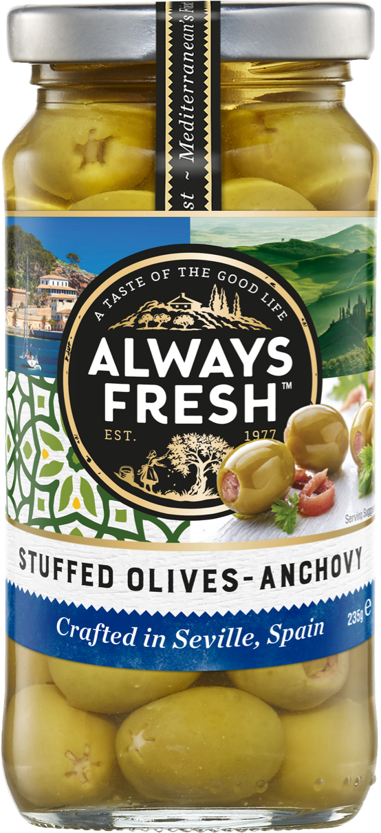 Always Fresh Stuffed Olives 235 g