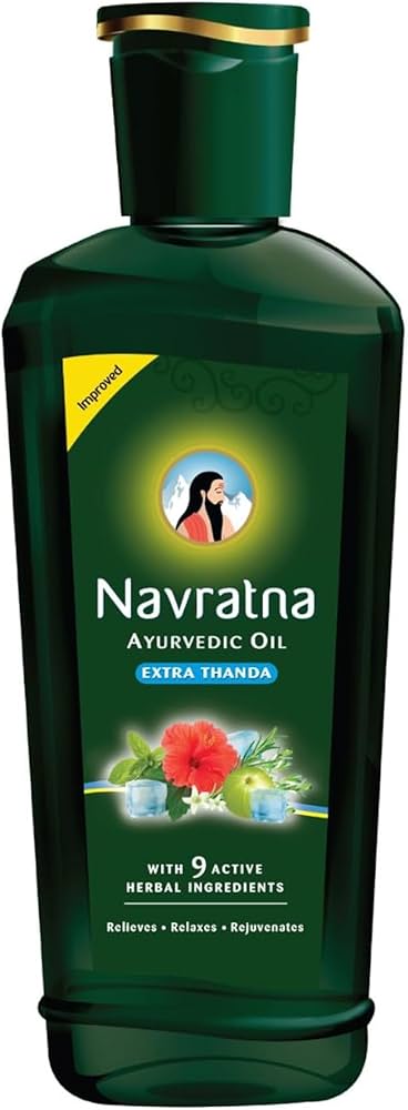 Navratna Ayurvedic Oil Extra Thanda 200 ml