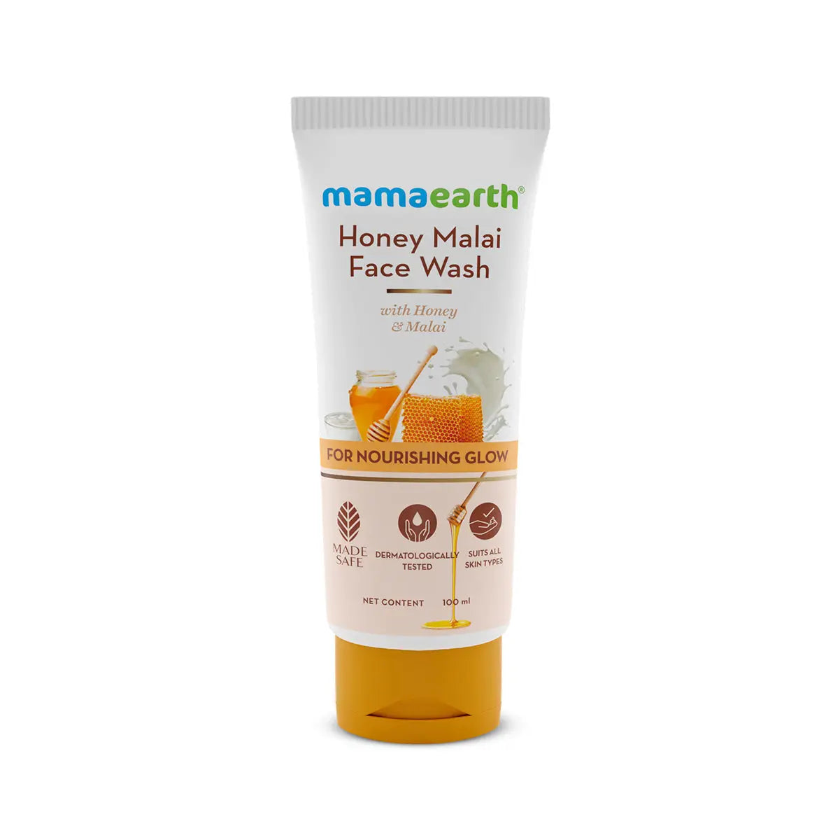 Mama Earth Honey Malai Face Wash 100 ml