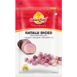 Saurbhi Ratalu Diced (Diced Violet Indian Yum)
