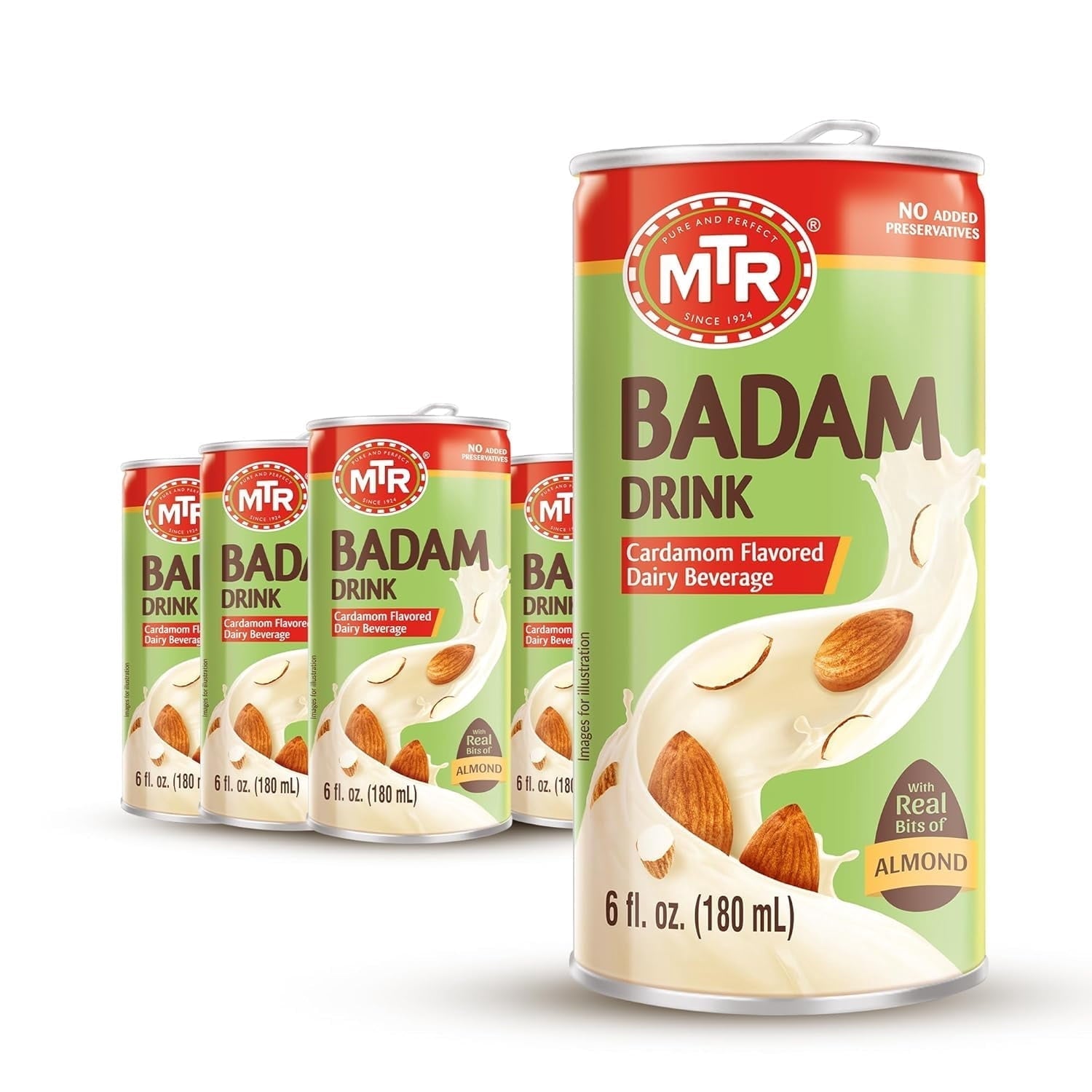 MTR Badam Cardamom Drink 180 Ml*6