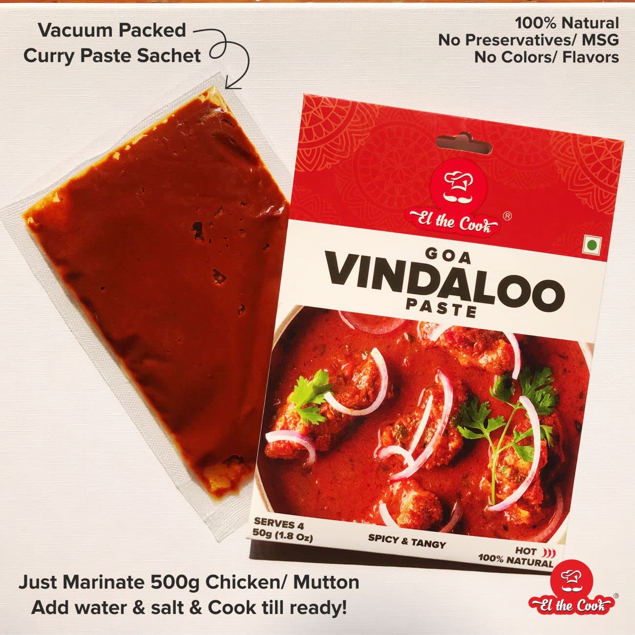 Pinto Vindalho Curry Paste 185 g