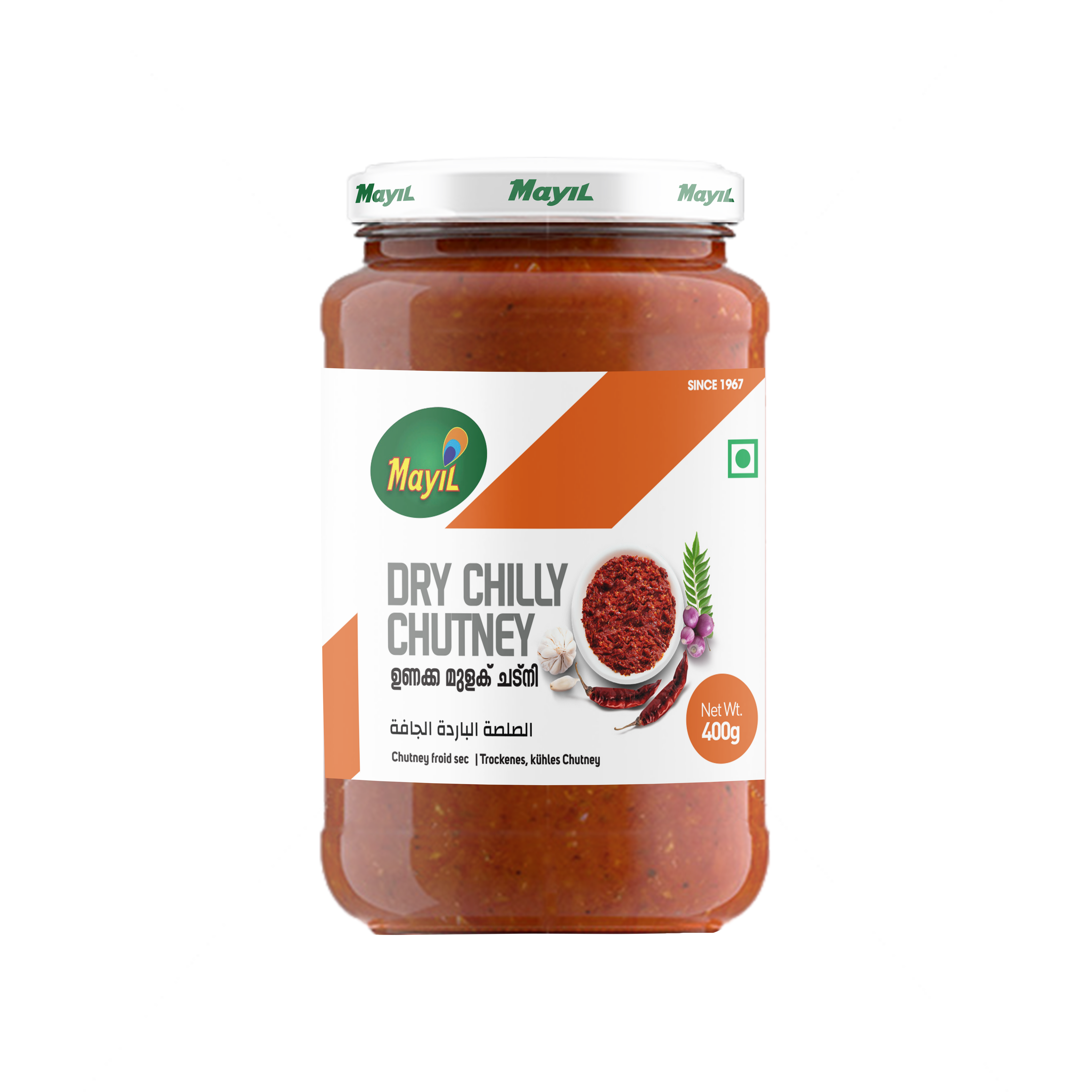 Mayil Dry Chilli Chutny 400 g