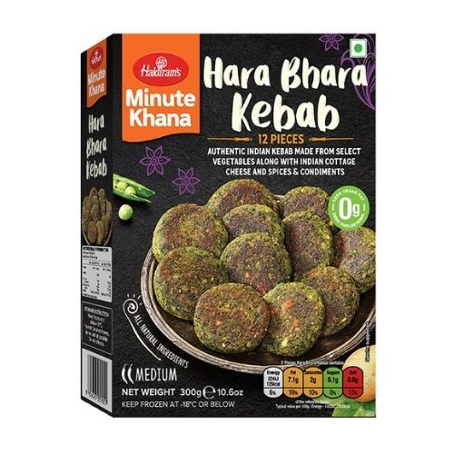 Haldirams D 12Pcs Hara Bhara Kebab