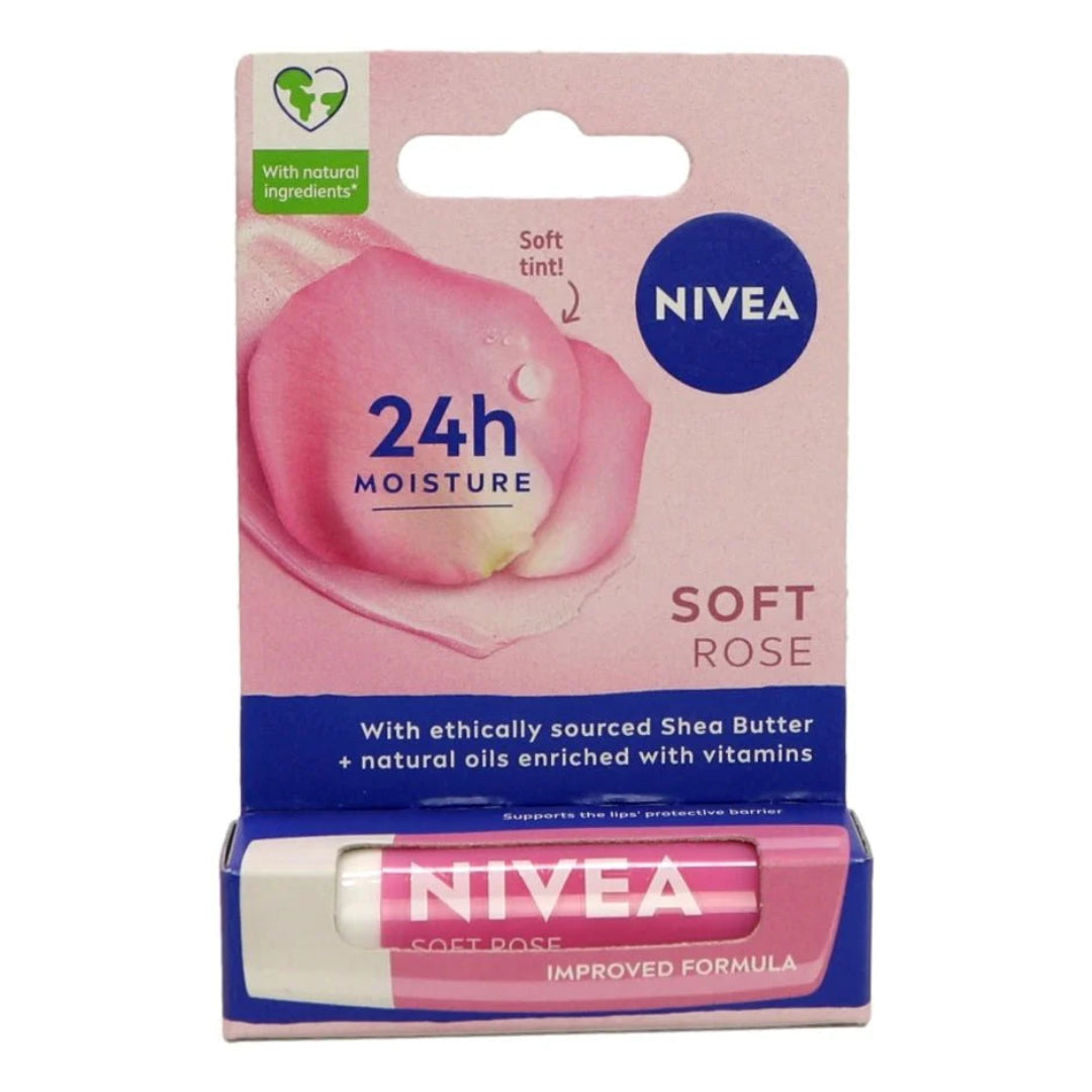 Nivea Rose Lip Balm 5.5 ml