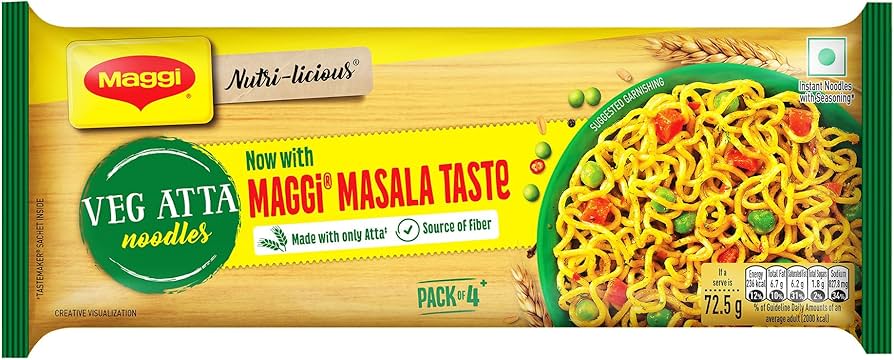 Maggie Veg Atta Noodle 4 Pack