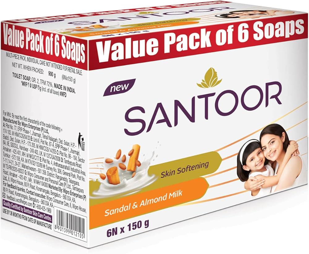 Santoor Sandal 800 g
