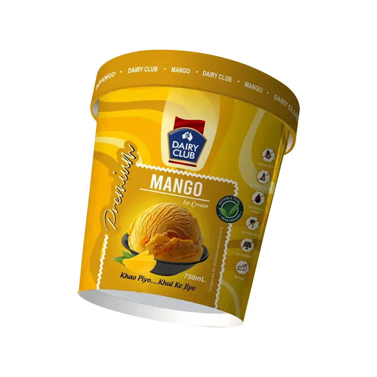 Dairy Club Mango Ice Cream 1.5 L