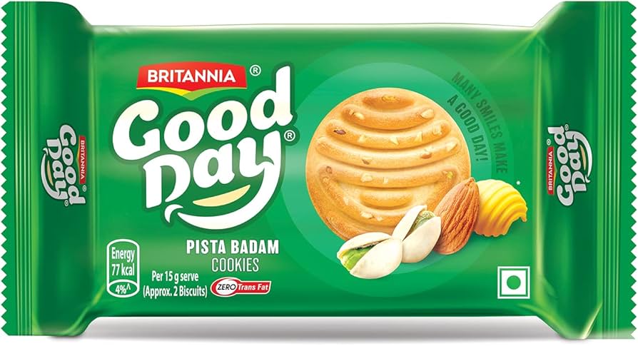 Britannia Gooday Pista 8 Pack 648 g