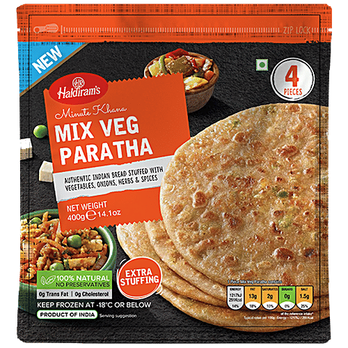 Haldiram's Mix Veg Paratha 400 g