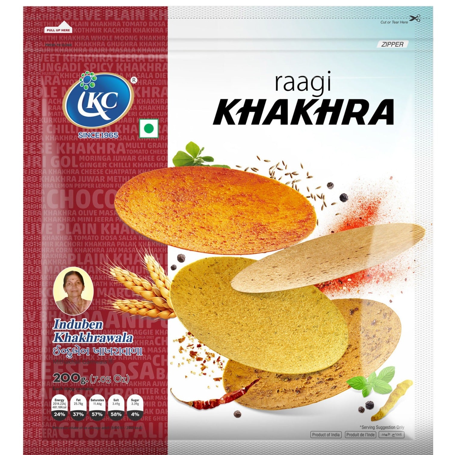 IKC Ragi Khakhra 200 g