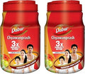 Dabur Chyawanprash - 2kg | 3X Immunity Action | With 40+ Ayurvedic Herbs | Helps Build Strength & Stamina | Builds Overall Health (Pack of 2)