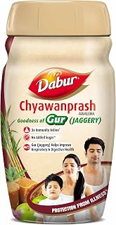 Dabur Chyawanprash Awaleha - 900g | With Goodness of Gur (Jaggery)| 3X Immunity Action | No added Sugar | Helps Improve Digestive & Respiratory Health | With Goodness of 40+ Ayurvedic Herbs