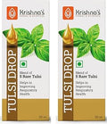 Krishna's Tulsi Drops- Concentrated Drops of 5 Rare Tulsi for Natural Immunity Boosting 30 ml | No Added Preservatives - (Pack of 2)