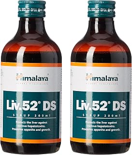 Himalaya Liv 52 DS Syrup, Blue, 200 ml (Pack of 2)