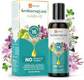Krishna's Kesharogyam Ayurvedic Hair Oil - 100 ml for Strong Hair with 15 Ayurvedic Herbs | Amla Jatamasi Right hair growth oil| Paraben Free - (Pack of 2)