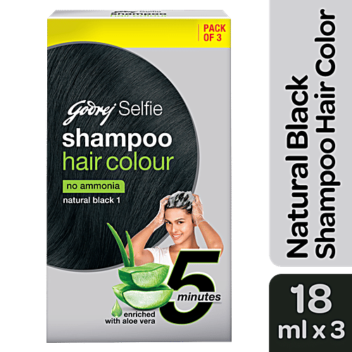 Godrej Easy Natural Black Shampoo Based 18 ml