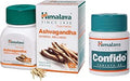 Himalaya Ashvagandha - General Wellness Tablets, 60 Tablets | Stress Relief | Rejuvenates Mind & Body & Himalaya Confido Tablets -(Tribulus) 60 Counts