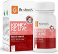 Krishna's Kidney-Re Live Tablets  Advanced Kidney & Urinary Health Support Formula, 60 Tablets (Pack of 1)