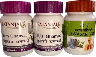 Patanjali Giloy Tulsi Swasari Vati (60+60+80 Tablet)