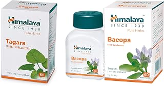 Himalaya Wellness Pure Herbs Brahmi Mind Wellness - 60 Tablet & Himalaya Wellness Pure Herbs Tagara Sleep Wellness - 60 Tablets