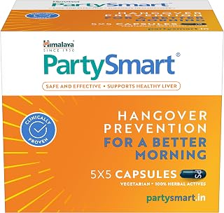 Himalaya Party Smart Capsules - 25 Capsules, White