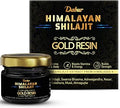 Dabur Himalayan Shilajit/Shilajeet Gold Resin - 20g | 500mg/Serving | 40 Servings | Contains 24 Karat Gold | 7 Ayurvedic Boosters | Boosts Muscle Growth & Stamina | 100% Ayurvedic