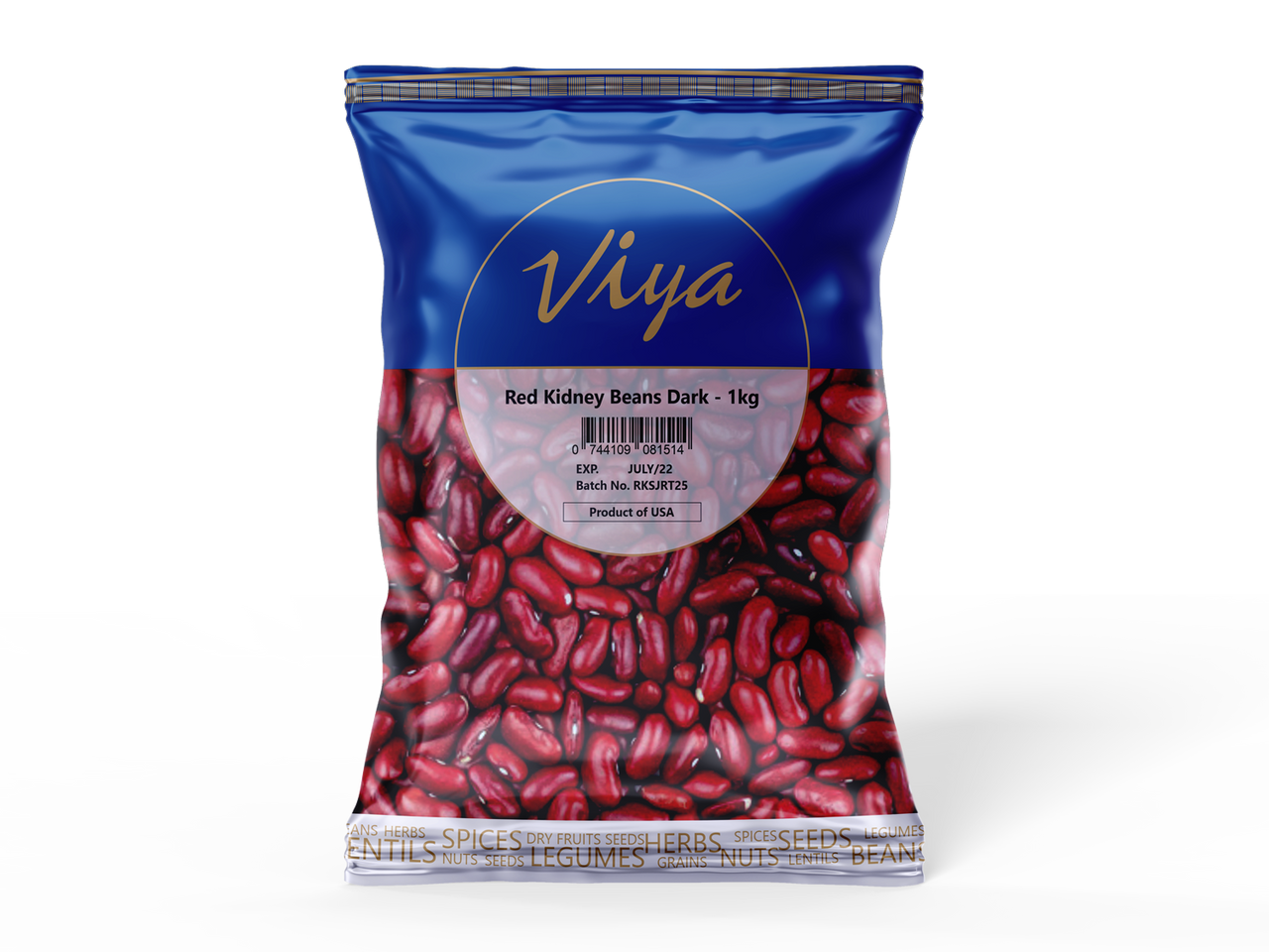 Viya Red Kidney Beans Dark 1 kg