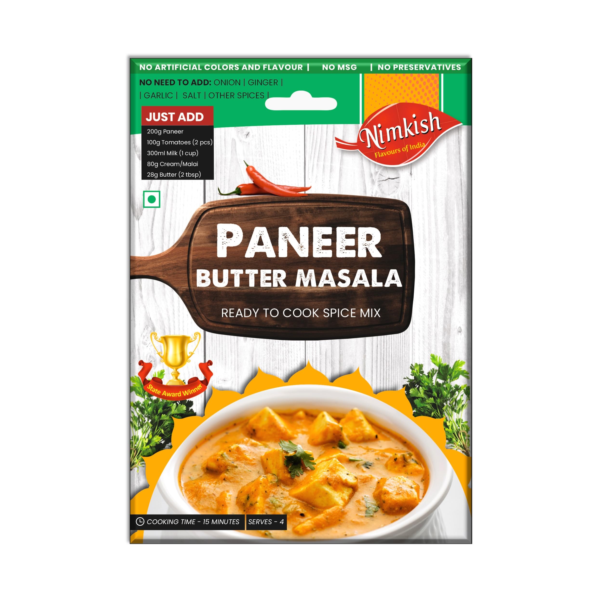Nimkish Paneer Butter Masala Spice Mix 40 g