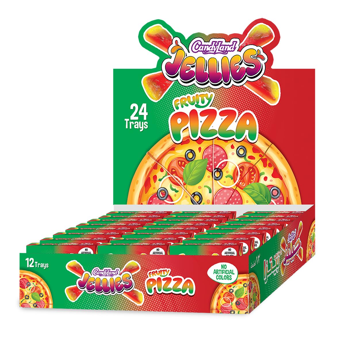 Candyland Pizzajelly 24 Trays