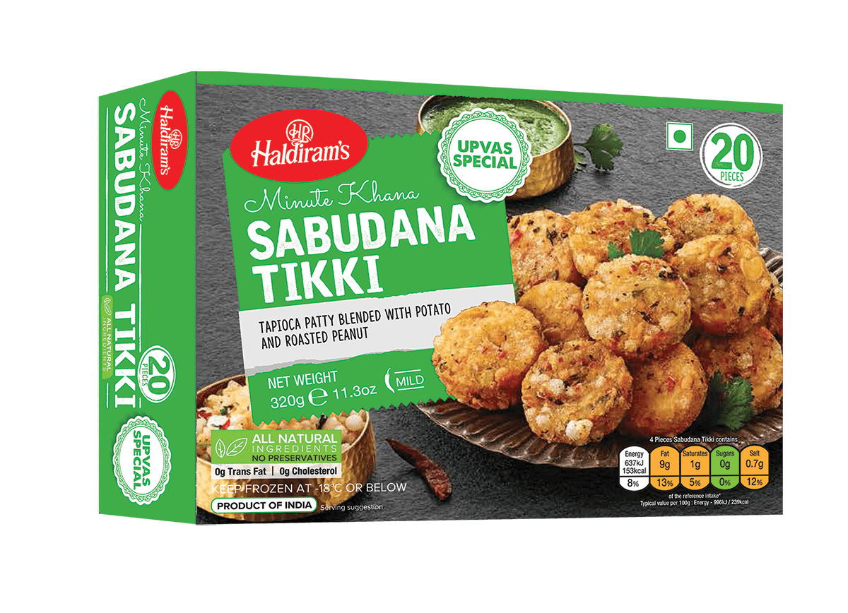 Haldirams Sabudhana Tikki 320 g