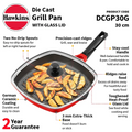 Hawkins Die Cast Grill Pan Dcgp 30 g