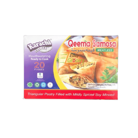 Karachi Delight Qeema Samosa Meatless 560 g
