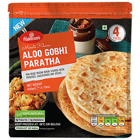 Haldiram Aloo Gobhi Paratha 4 pcs