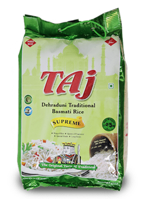 Taj Supreme Dehraduni Basmati Rice 5 kg