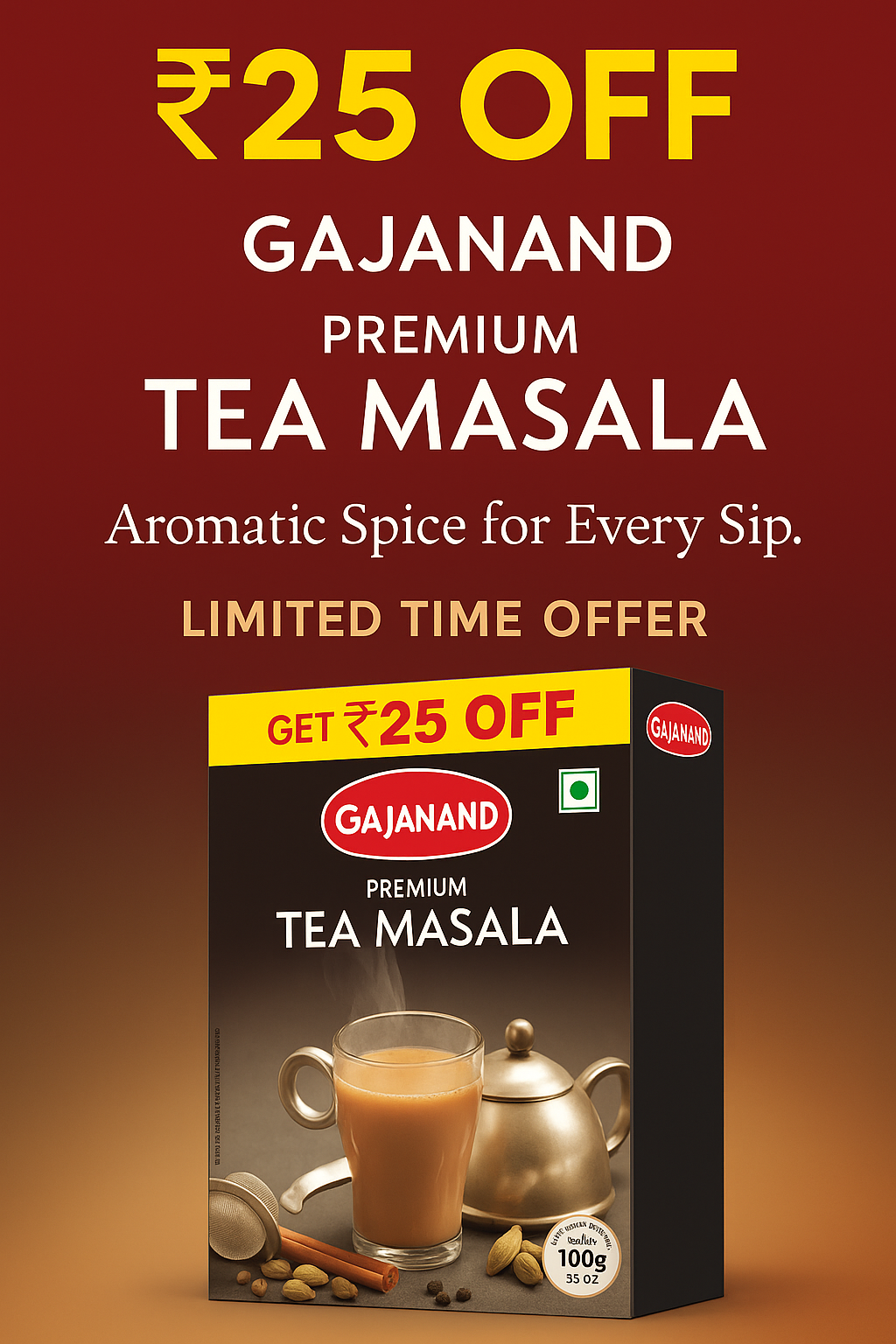 Gajanand Tea Masala 100 g