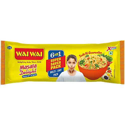 Wai Wai Masala Curry Noodles 75 g