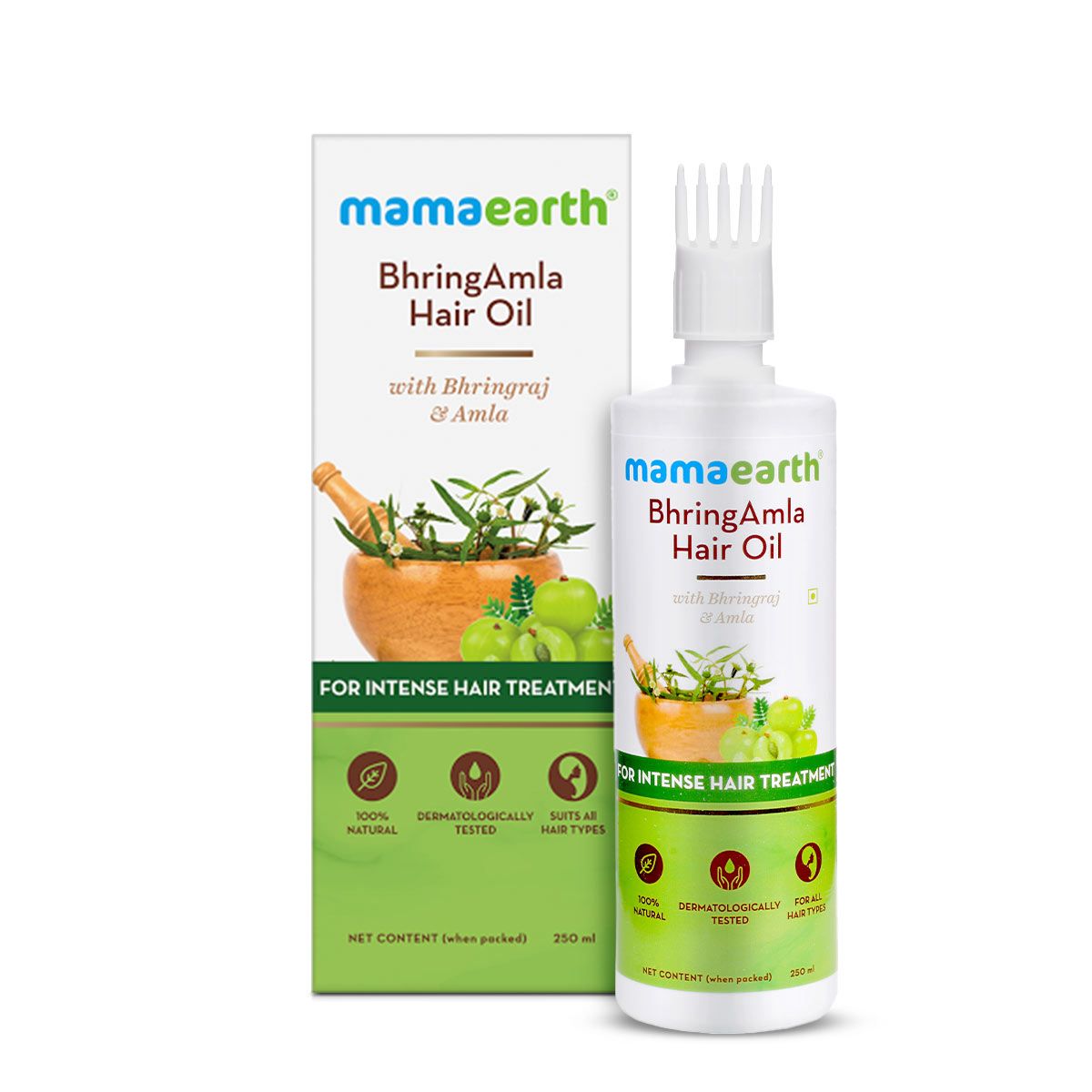 Mama Earth Bhring Amla Oil 250 ml