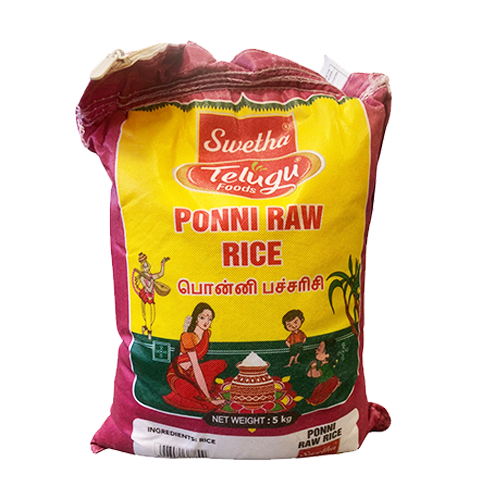 Swetha Ponni Raw Rice 5 kg