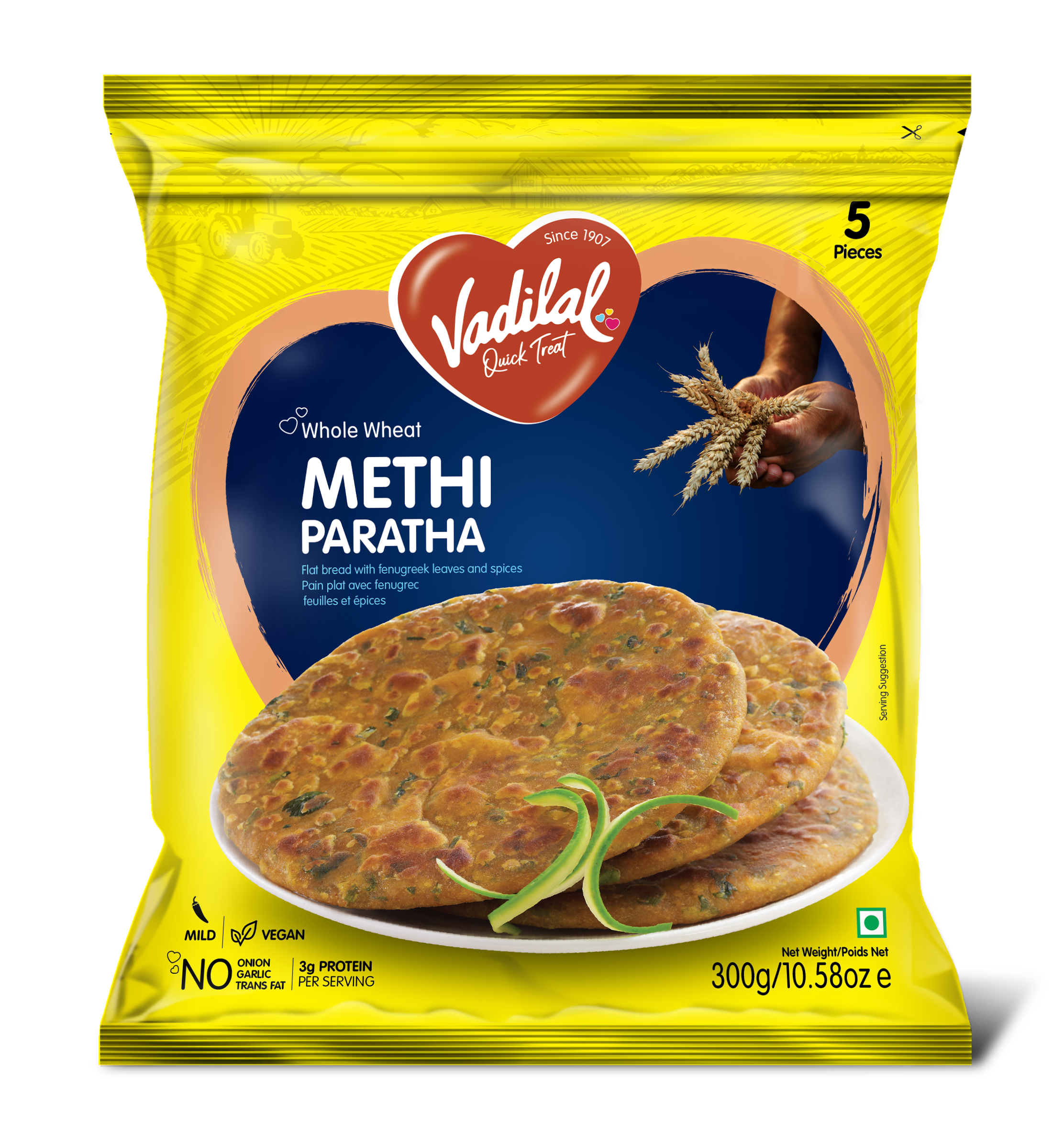 Vadilal Methi Paratha 4 pcs