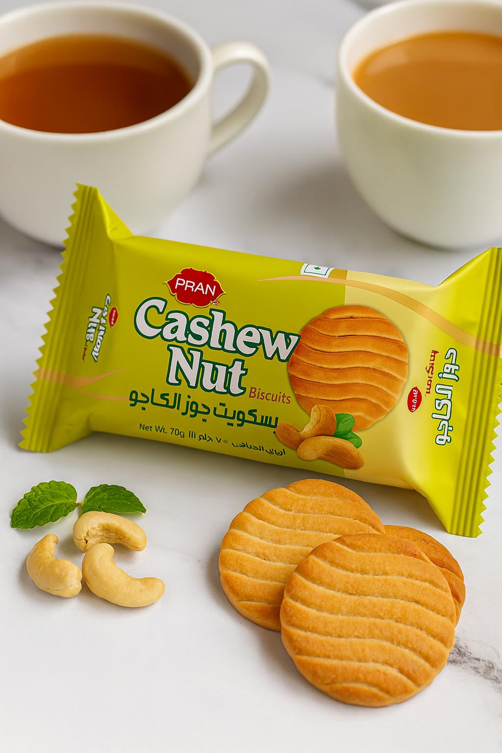 Pran Cashewnut Biscuit 70 g