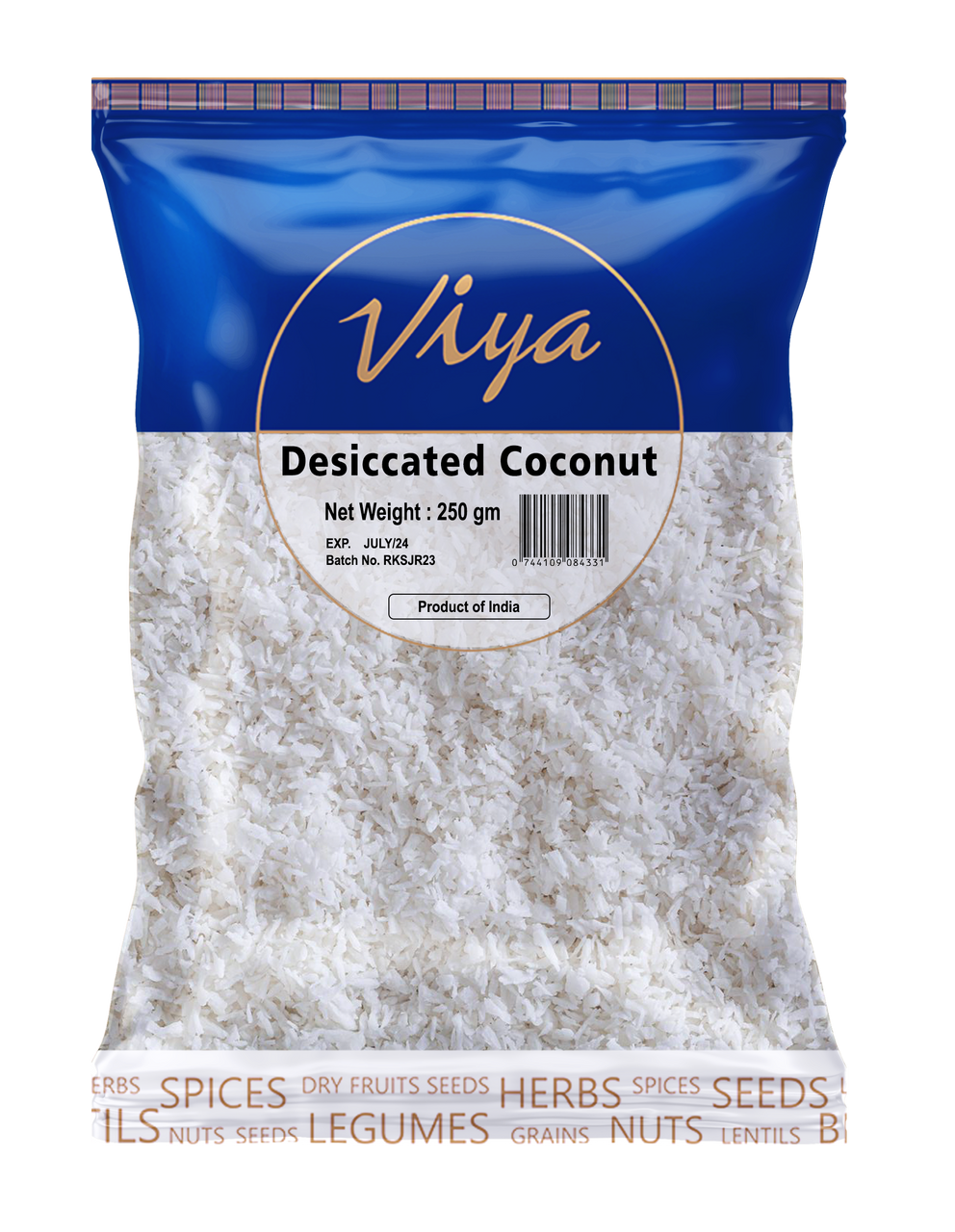Viya Desiccated Coconut 250 g