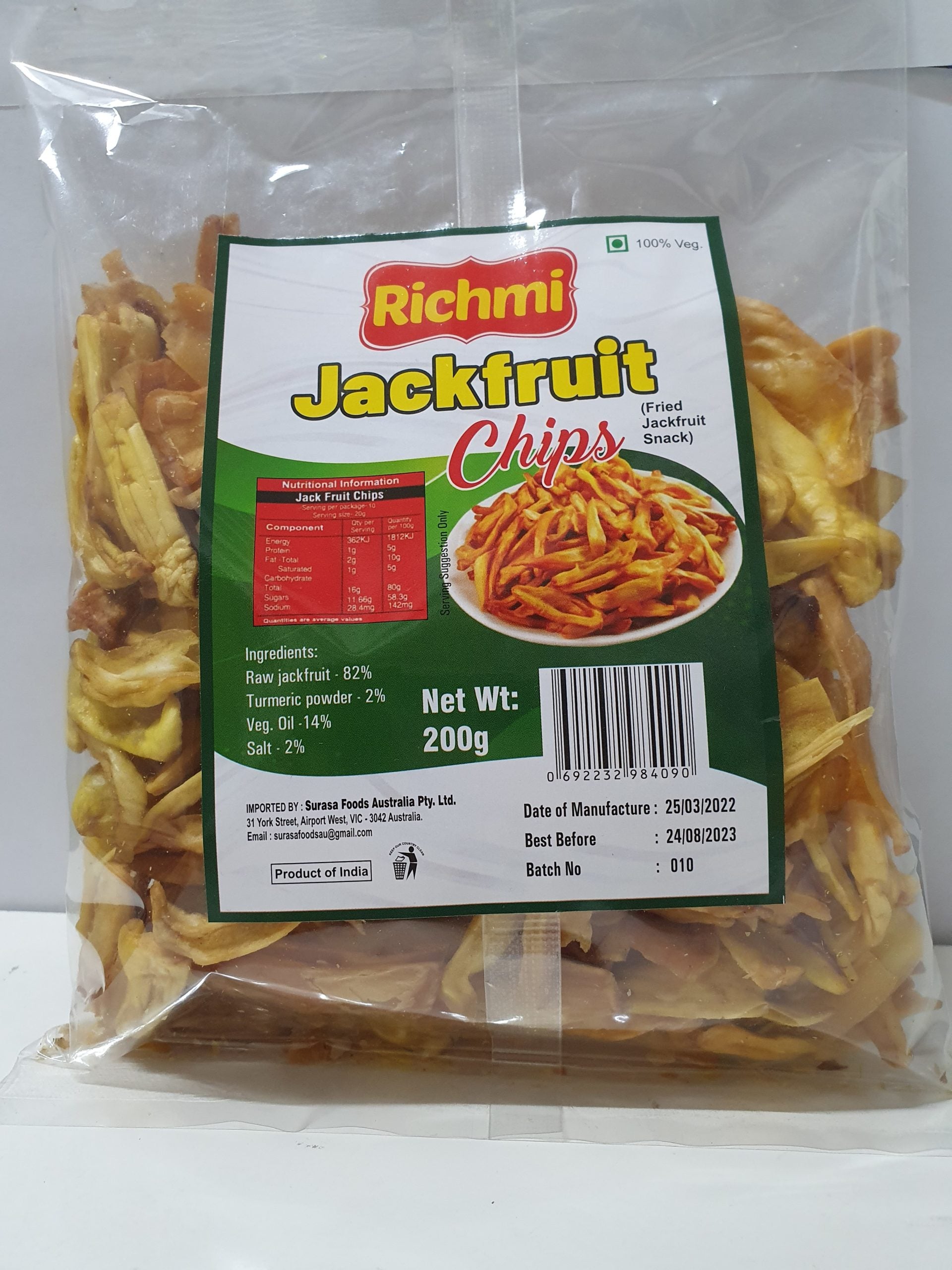 Richmi Jackfruit Chips 200 g