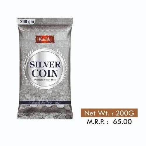 Vaidik Silver Coin Incense 180 g