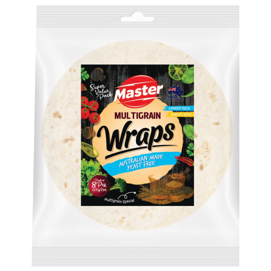 Master Multigrain Wrap 8 Pack
